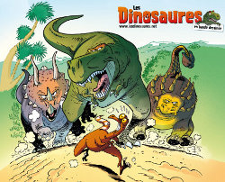 Fond d'�cran BD Les Dinosaures n�3
