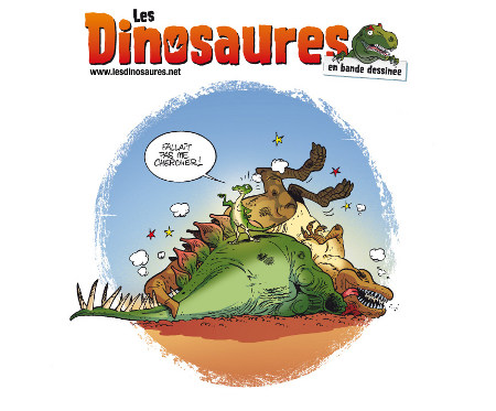 BD Dinosaures - Tome 2 - fond n1