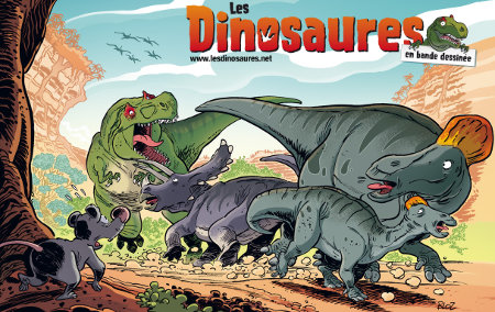 BD Dinosaures - Tome 3 - fond n1