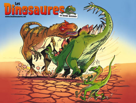 BD Dinosaures - Tome 2 - fond n2