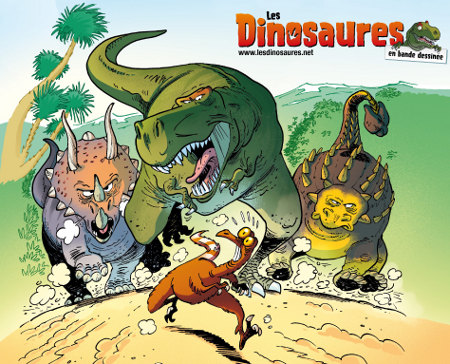 BD Dinosaures - Tome 1 - fond n3