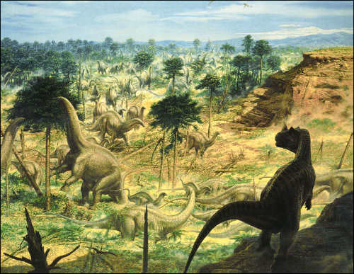 Apatosaurus & Ceratosaurus