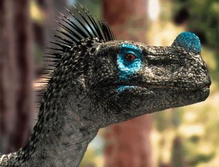 Le dinosaure Ornitholestes, du documentaire 'Sur La Terre Des Dinosaures'