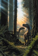 Deux Deinonychus  l'afft