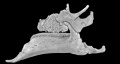 Blasisaurus canudoi, les éléments crâniens connus avant la découverte du lacrymal et d’un autre morceau de maxillaire. D’après Pereda-Suberbiola et al., 2009a.